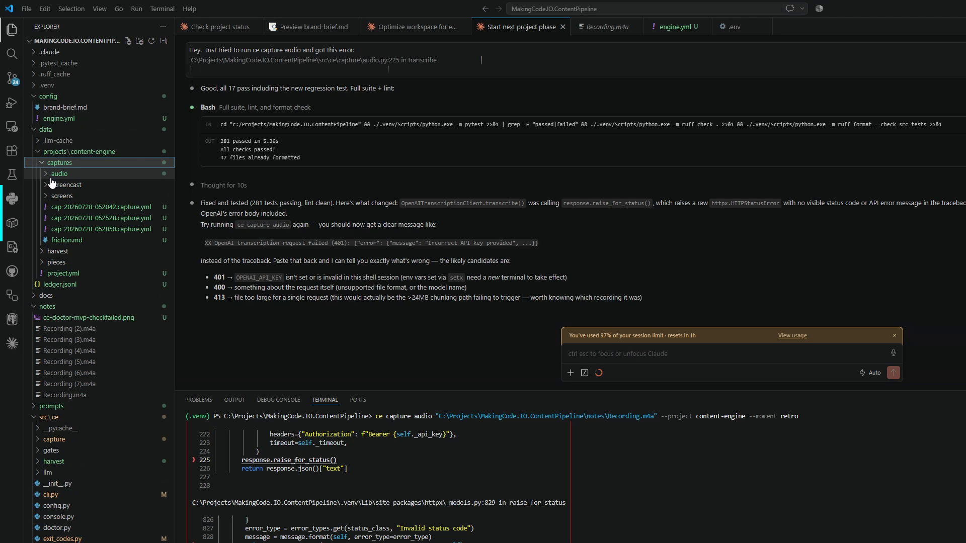 CLI Test Suite Execution & Debugging